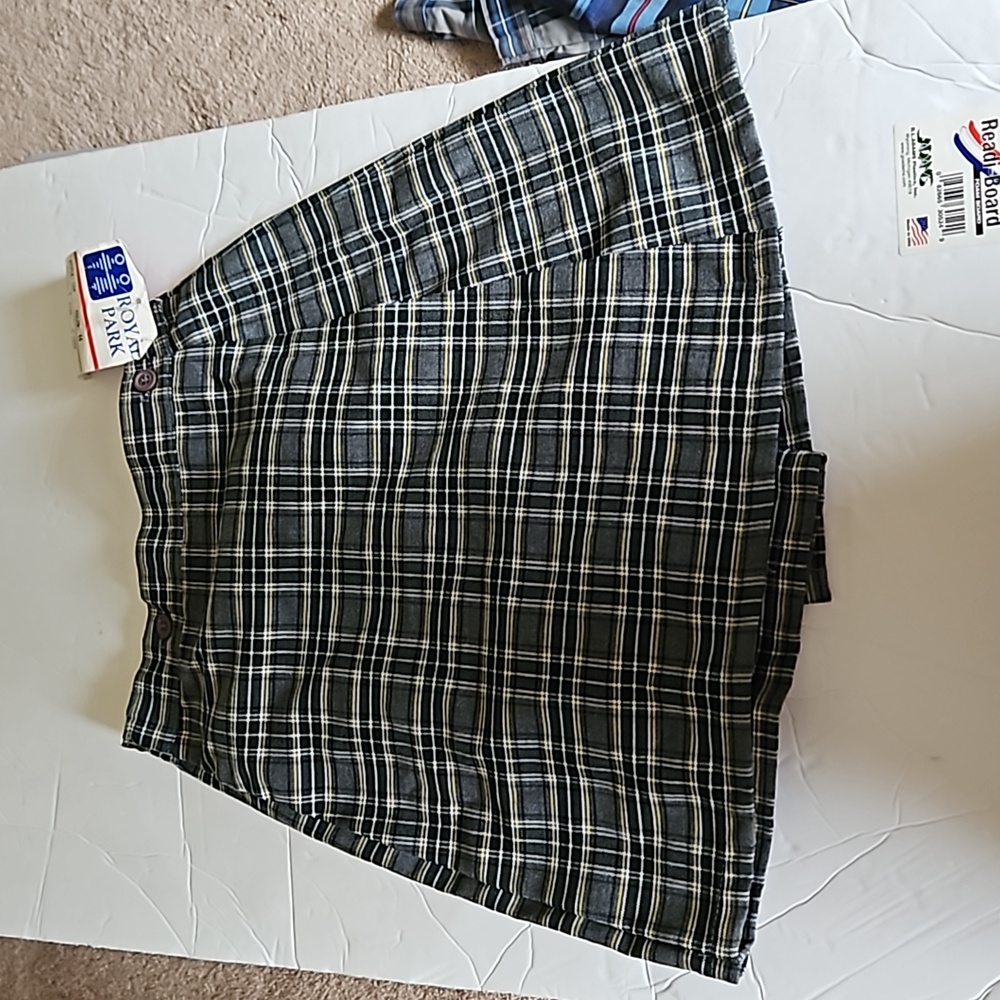 Royal Park school uniform wrap skort #44 plaid
